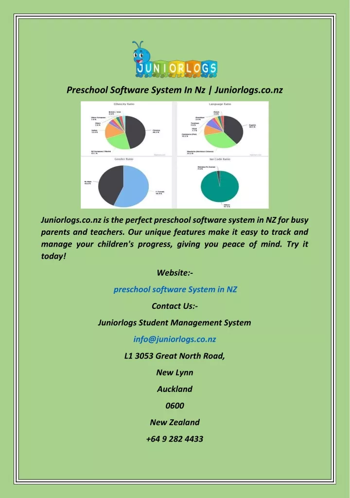 preschool software system in nz juniorlogs co nz