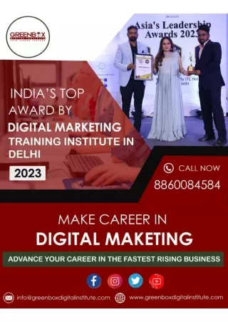 Greenbox Digital Marketing Course Course Organized in Delhi