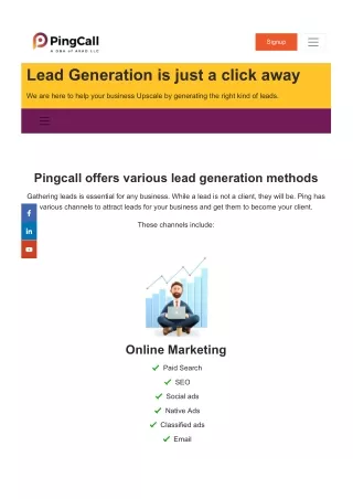 Ping Call Performance Marketing: Boost Your Sales With Quality Leads