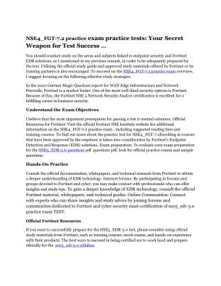 NSE4_FGT-7.2 practice exam practice tests: Your Secret Weapon for Test Success …