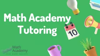 math academy tutoring