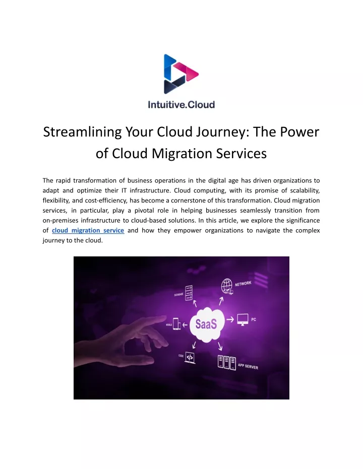 streamlining your cloud journey the power