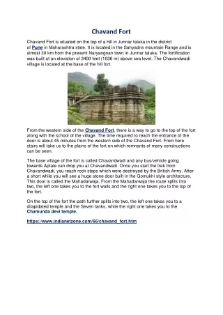 chavand fort