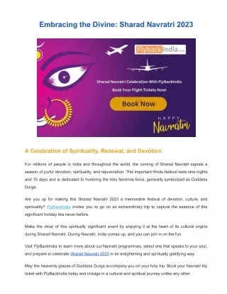 embracing the divine sharad navratri 2023