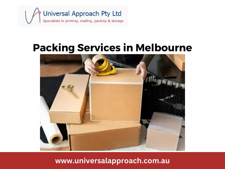 packing services in melbourne