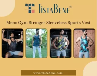 Sleek Sleeveless Gym Vest for Men