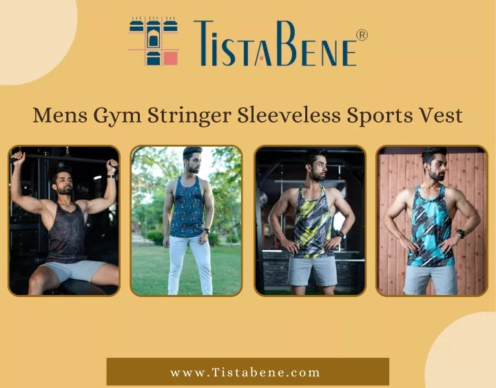 mens gym stringer sleeveless sports vest