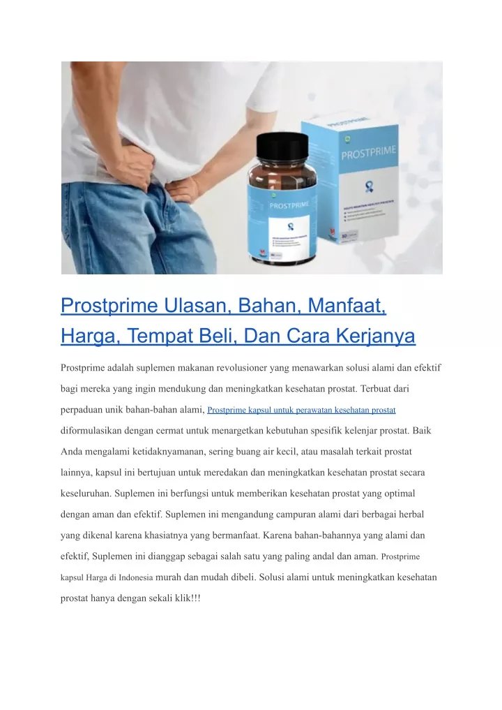 prostprime ulasan bahan manfaat harga tempat beli