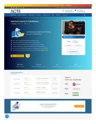 Selenium Course