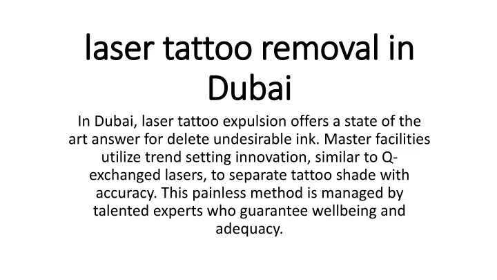 laser tattoo removal in laser tattoo removal