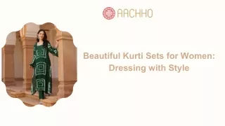 Elegance Redefined: Floral Print Kurti Set for Women