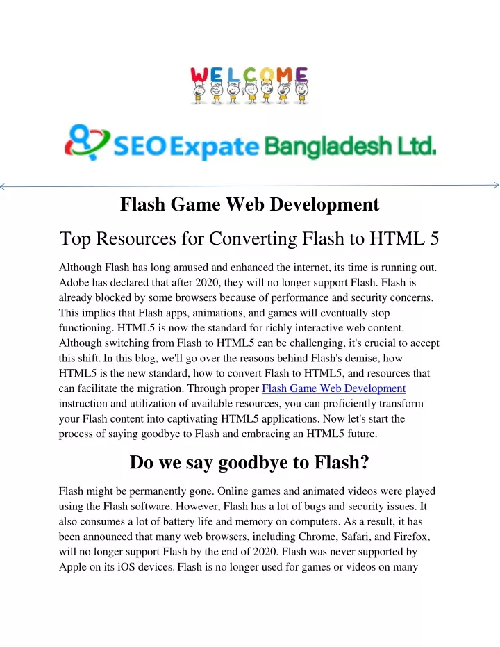 flash game web development