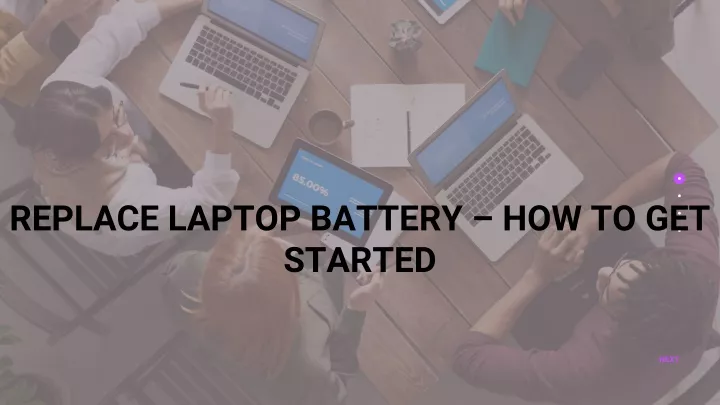 replace laptop battery how to get started