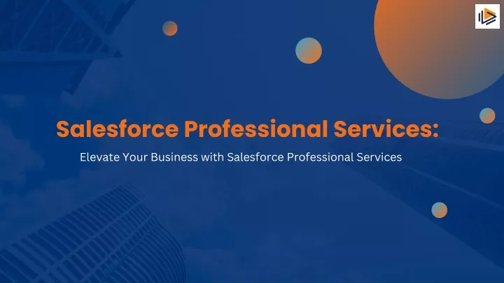 salesforce professional services elevate your