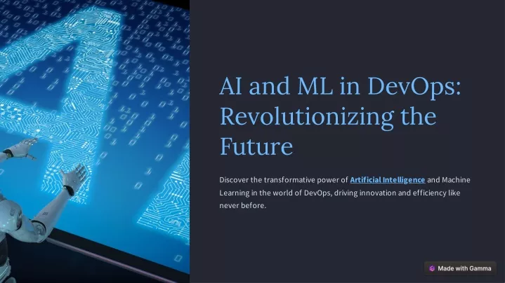 ai and ml in devops revolutionizing the future