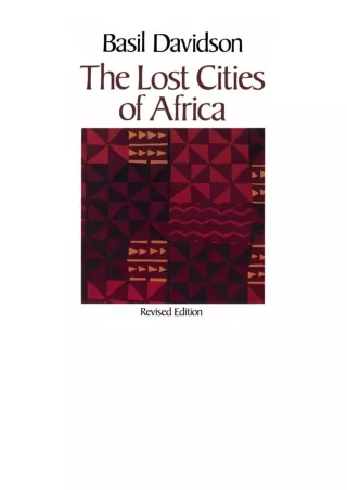 Download PDF Lost Cities Of Africa for ipad