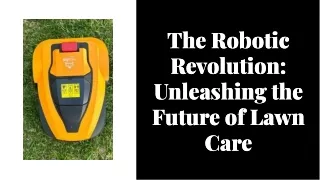 Mowing the Future: The Robotic Lawn Care Evolution