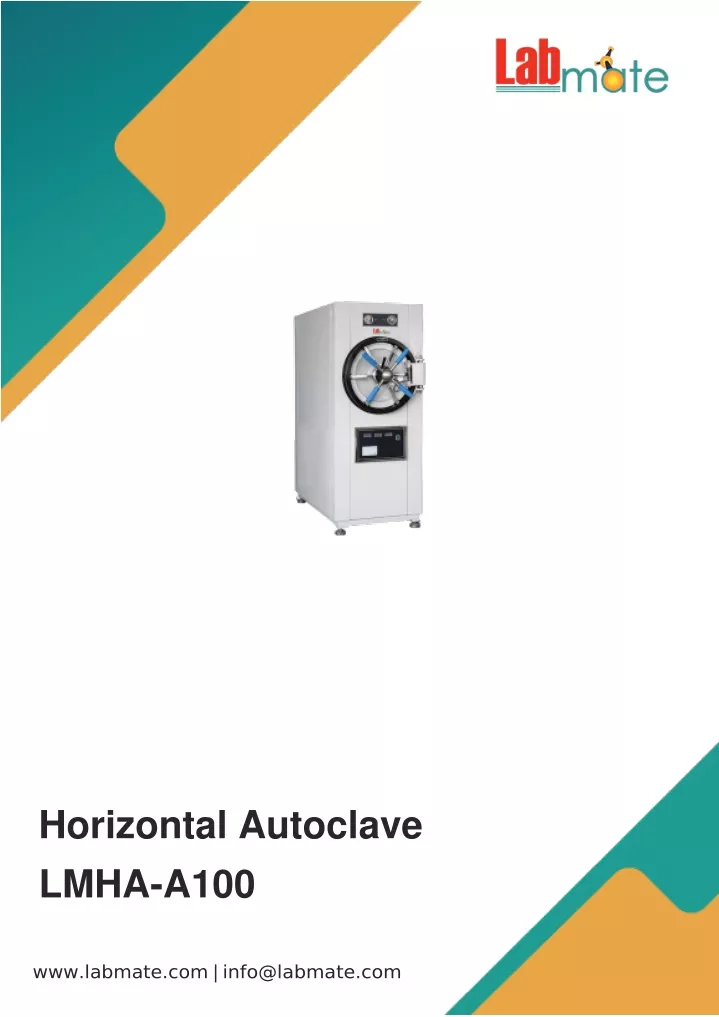 horizontal autoclave lmha a100