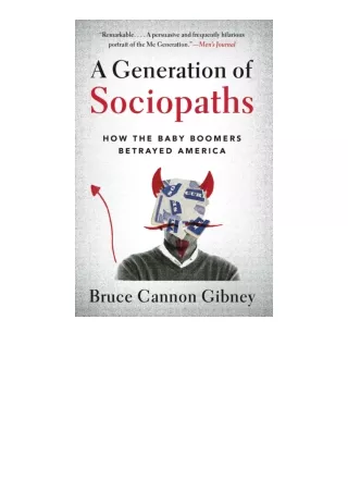 Download A Generation Of Sociopaths for android