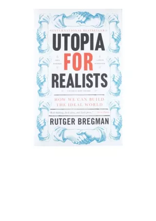 Download Utopia For Realists How We Can Build The Ideal World for android