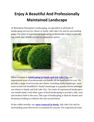 Bytendorp Enterprises Landscaping (18 oct)