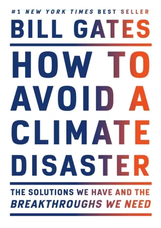 [PDF] DOWNLOAD EBOOK How to Avoid a Climate Disaster: The Solutions We Have and
