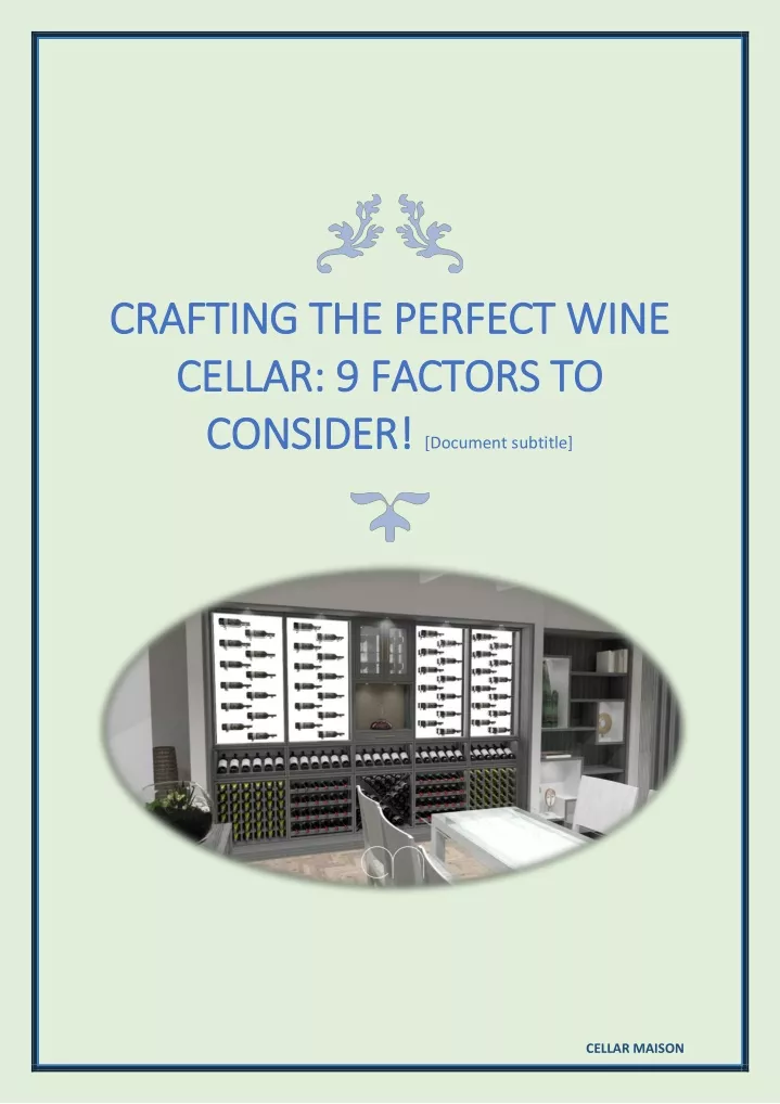 crafting the perfect crafting the perfect wine