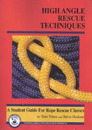 PDF/READ High angle rescue techniques epub