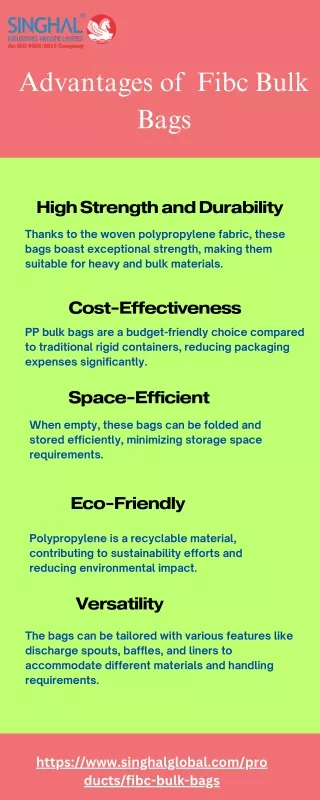 Advantages of  Fibc Bulk Bags (2)