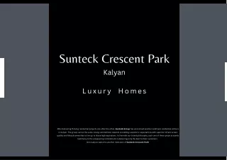 sunteck crescent park kalyan