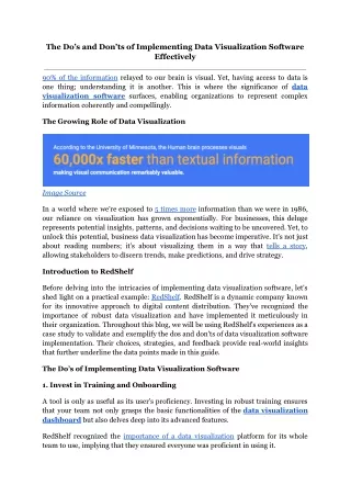the do s and don ts of implementing data