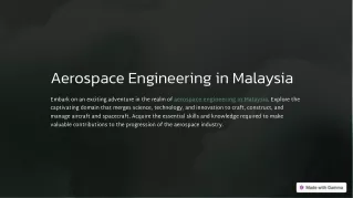 Study Aerospace-Engineering-in-Malaysia