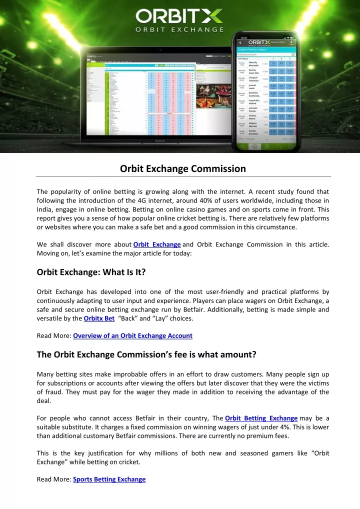 orbit exchange commission