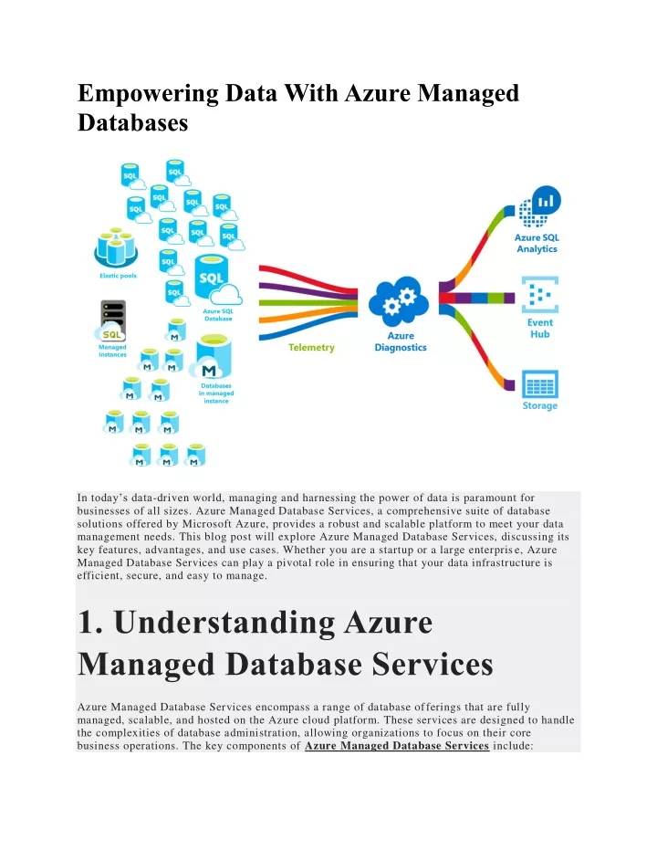 empowering data with azure managed databases