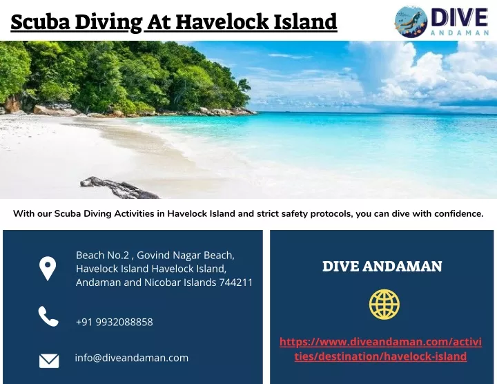 scuba diving at havelock island