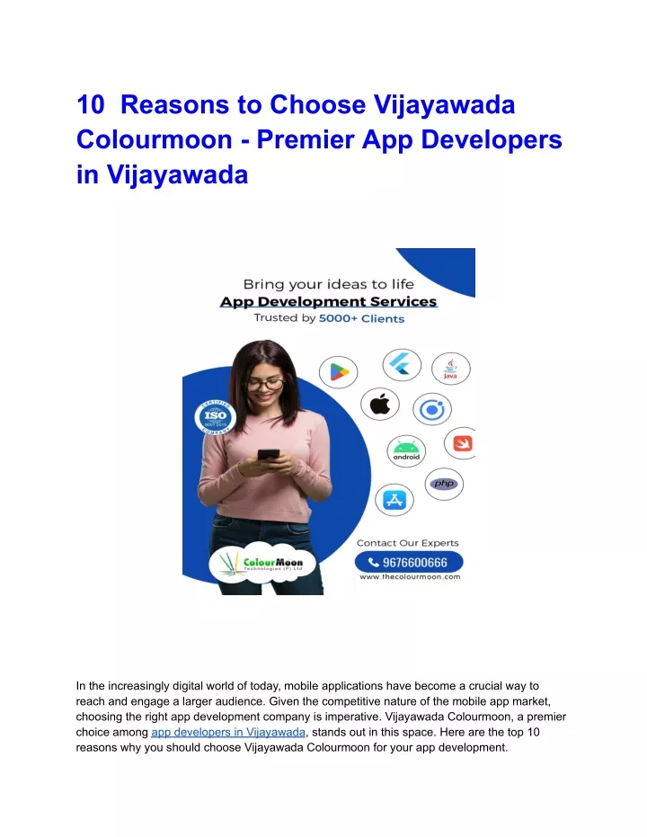 10 reasons to choose vijayawada colourmoon