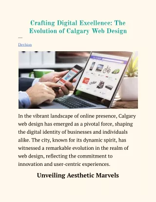 crafting digital excellence the evolution