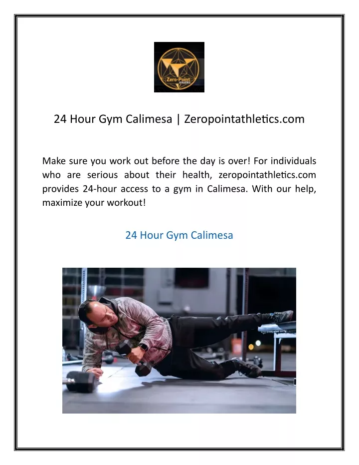 24 hour gym calimesa zeropointathletics com