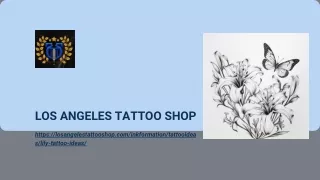 Lily Tattoo Ideas | Losangelestattooshop.com