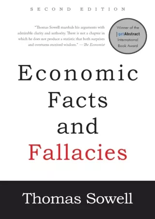 Download Book [PDF] Economic Facts and Fallacies, 2nd edition