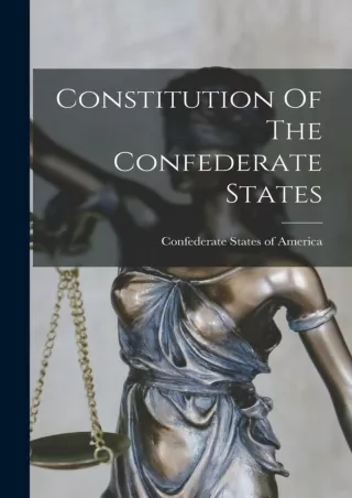 PDF_ Constitution Of The Confederate States