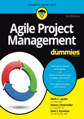 READ [PDF] Agile Project Management For Dummies, 3rd Edition (For Dummies (Computer/Tech))