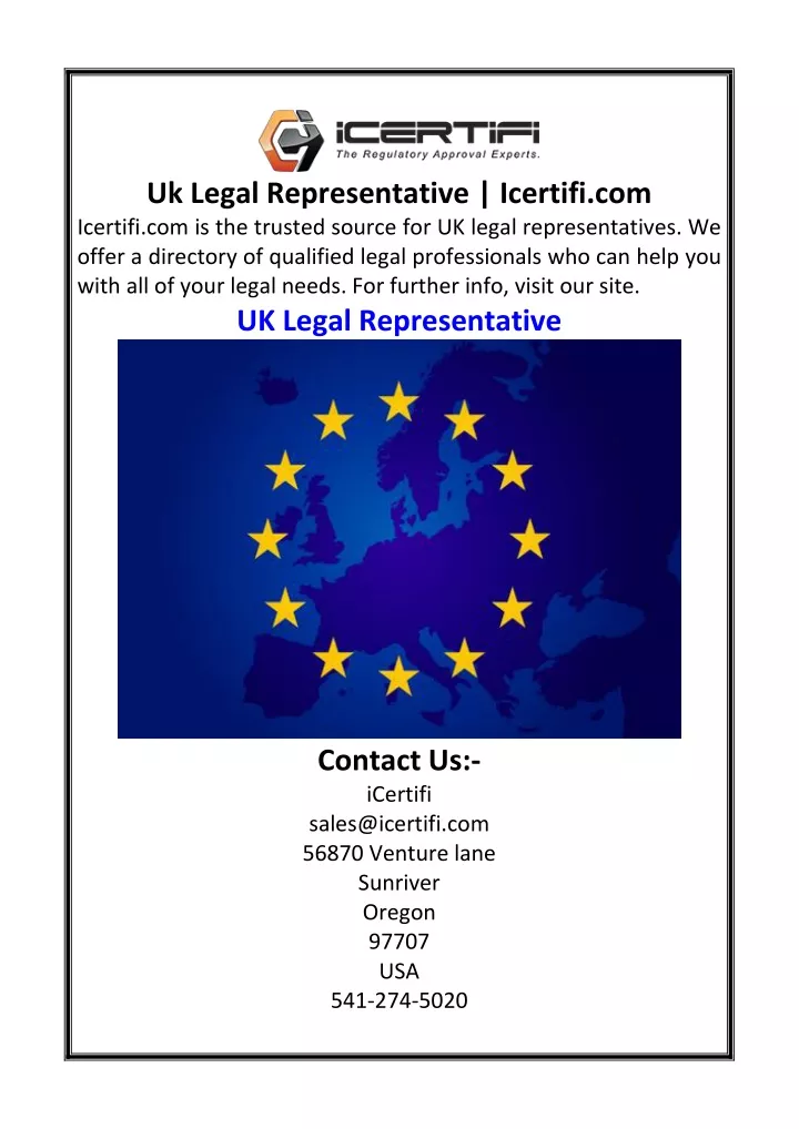 uk legal representative icertifi com icertifi