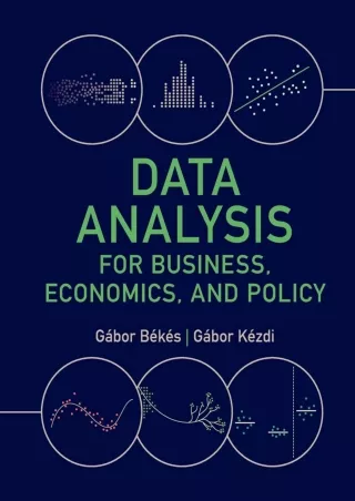 Download Book [PDF] Data Analysis for Business, Economics, and Policy