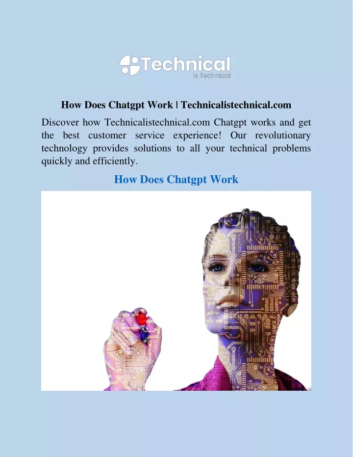 how does chatgpt work technicalistechnical com