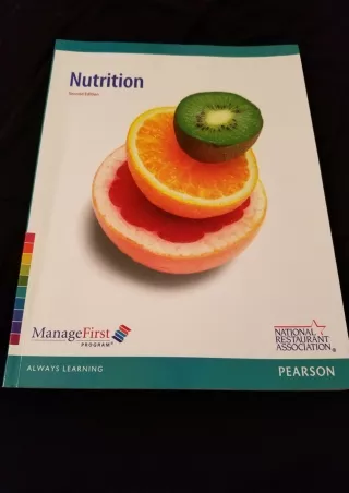 get [PDF] Download ManageFirst: Nutrition with Answer Sheet