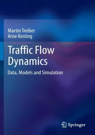 PDF/READ Traffic Flow Dynamics: Data, Models and Simulation