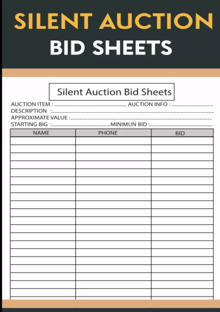 ppt-pdf-read-online-silent-auction-bid-sheets-charity-auction-bid