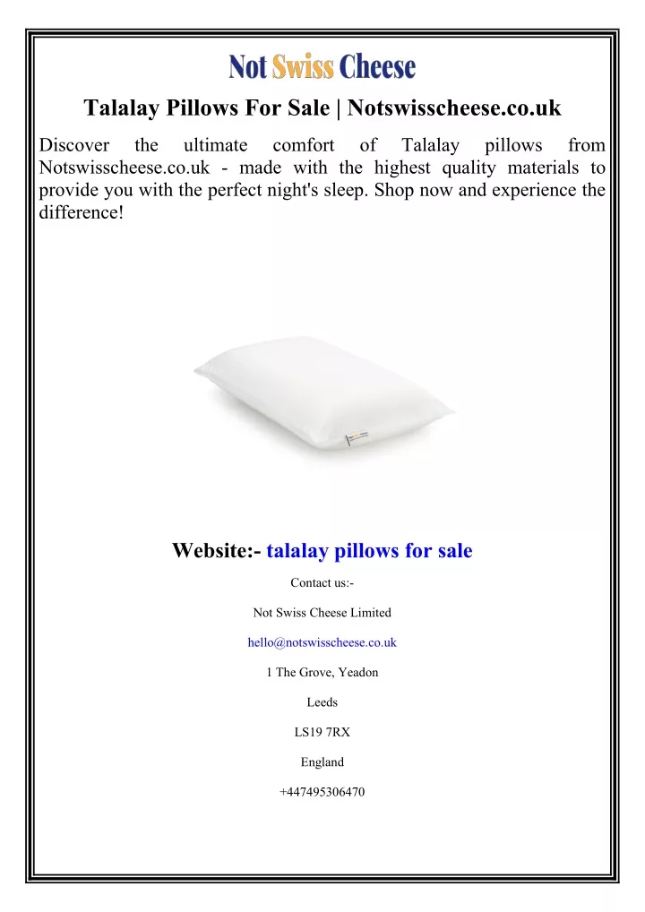 talalay pillows for sale notswisscheese co uk