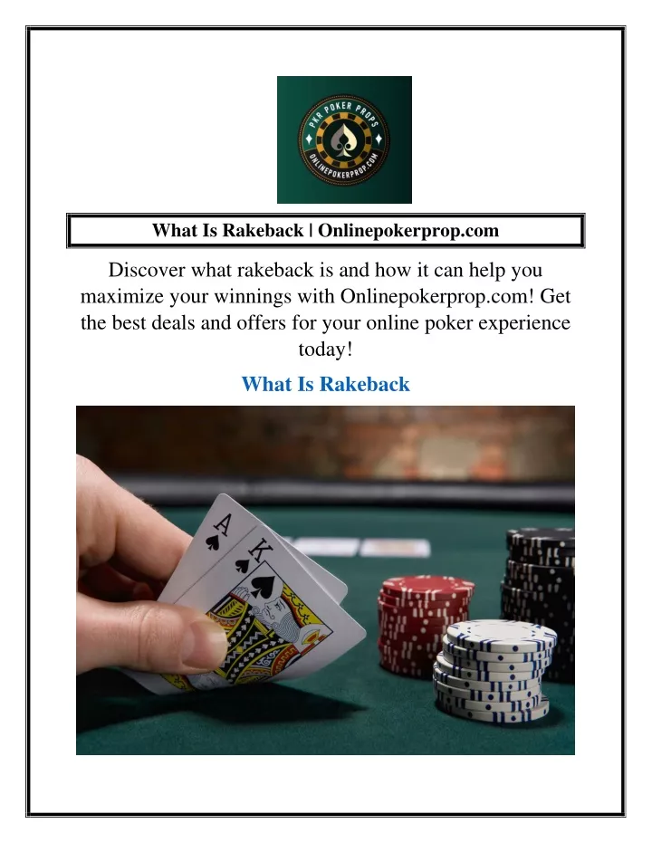 Rake Back in Poker: Definition, Types, And How To Calculate It